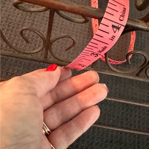 Southern Living at Home Bronzed Wrought Iron Raised Decorative Caddy/Basket - Picture 11 of 13